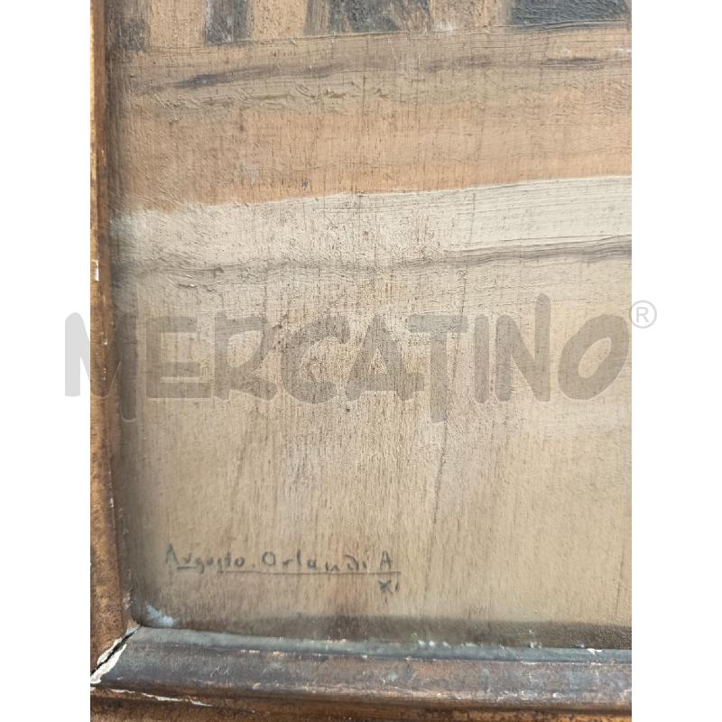 QUADRO OLIO SU TAVOLA SANTA MAIA IN COSMEDIN | Mercatino dell'Usato Roma porta maggiore 4