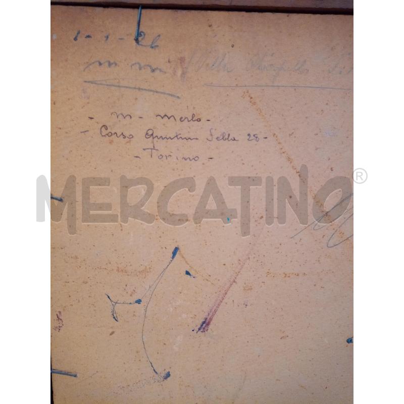 QUADRO OLIO SU TAVOLETTA PAESAGGIO AUTUNNALE ANNI 30 | Mercatino dell'Usato Roma porta maggiore 4