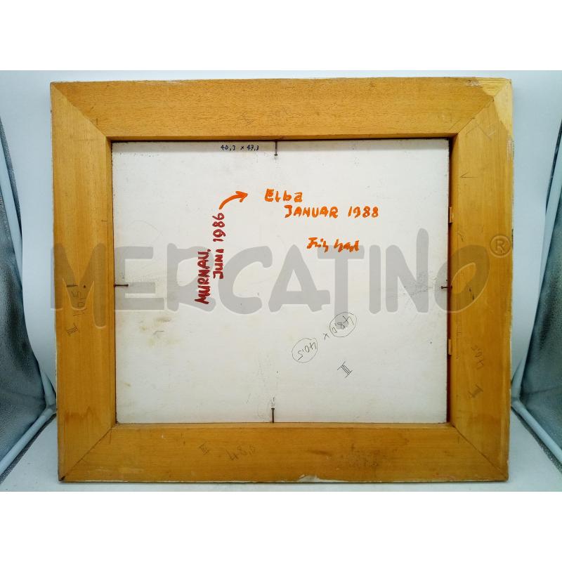 QUADRO OLIO SU TAV ASTRATTO PROMONTORI | Mercatino dell'Usato Roma porta maggiore 5
