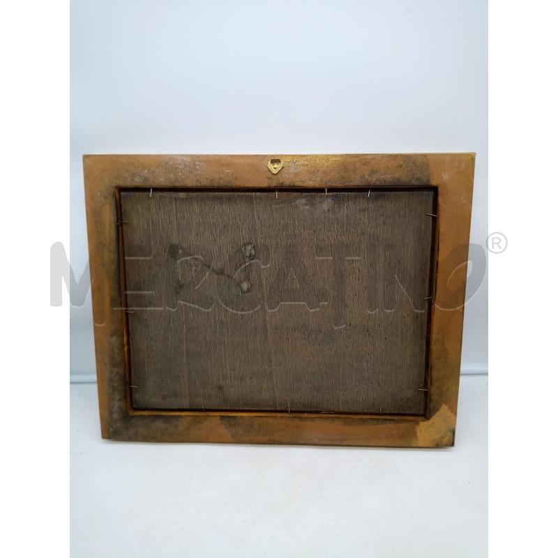 QUADRO OLIO SU TAV CANE CON AGNELLINO | Mercatino dell'Usato Roma porta maggiore 5