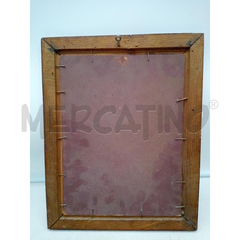QUADRO OLIO SU TAV DONNA IN ROSSO | Mercatino dell'Usato Roma porta maggiore 4