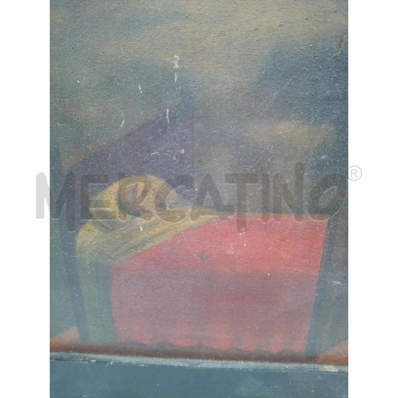 QUADRO OLIO SU TAV EX VOTO 1807  | Mercatino dell'Usato Roma porta maggiore 4