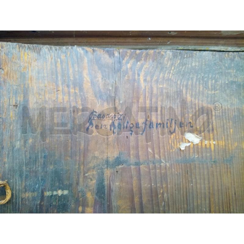 QUADRO OLIO SU TAV SACRA FAMIGLIA EPOCA | Mercatino dell'Usato Roma porta maggiore 5