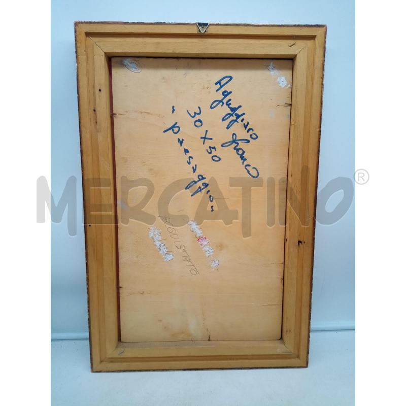 QUADRO OLIO SU TAV TETTI CON CAMPANILE | Mercatino dell'Usato Roma porta maggiore 4