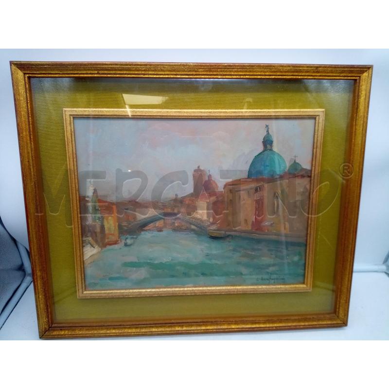QUADRO OLIO SU TAV VEDUTA CANAL GRANDE | Mercatino dell'Usato Roma porta maggiore 1