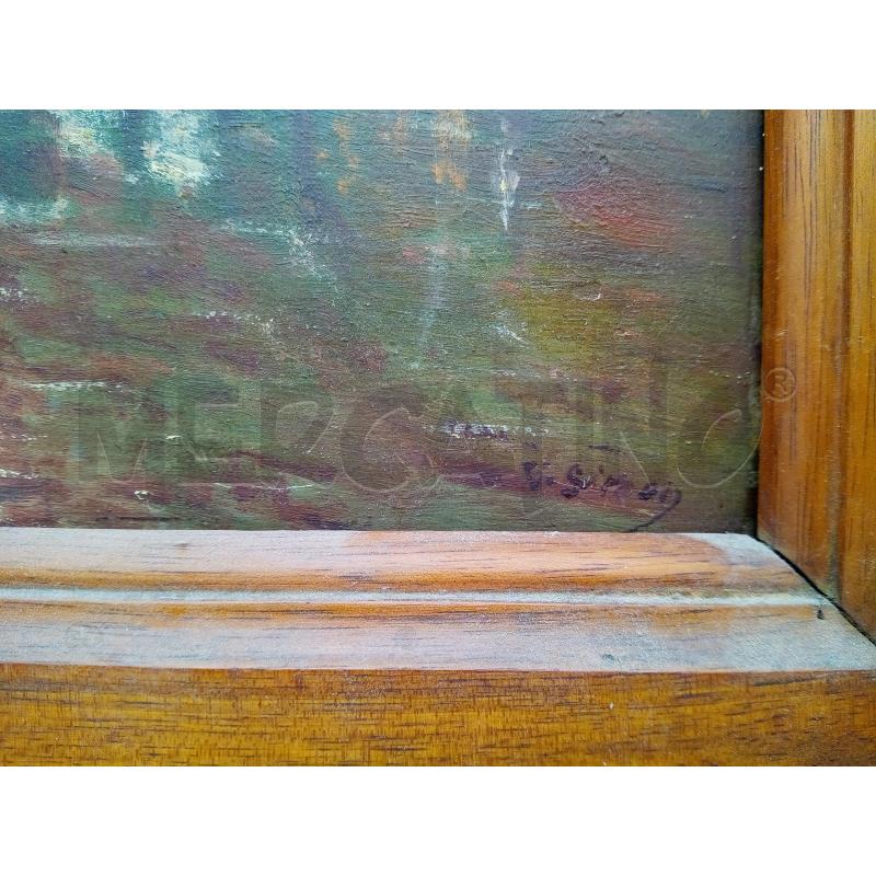 QUADRO OLIO SU TAV VEDUTA VENEZIA | Mercatino dell'Usato Roma porta maggiore 3