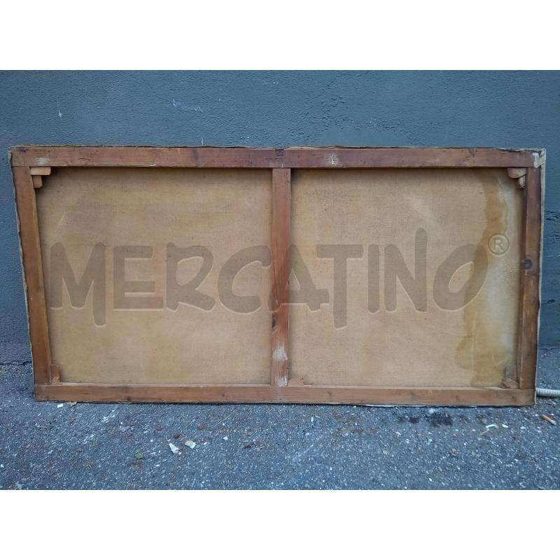 QUADRO OLIO SU TELA AMORINI CON CRATERE FIORITO | Mercatino dell'Usato Roma porta maggiore 5