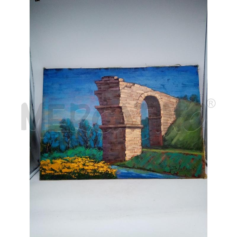 QUADRO OLIO SU TELA ARCO DI NARNI  | Mercatino dell'Usato Roma porta maggiore 1
