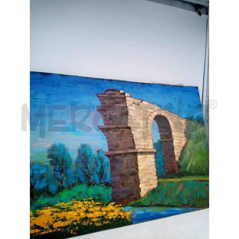 QUADRO OLIO SU TELA ARCO DI NARNI  | Mercatino dell'Usato Roma porta maggiore 3