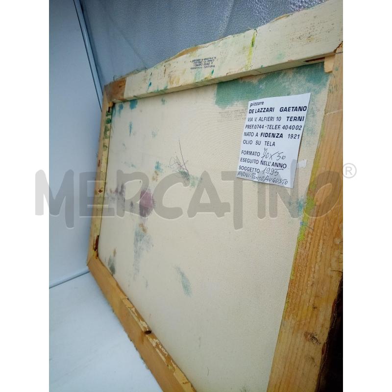 QUADRO OLIO SU TELA ARCO DI NARNI  | Mercatino dell'Usato Roma porta maggiore 4