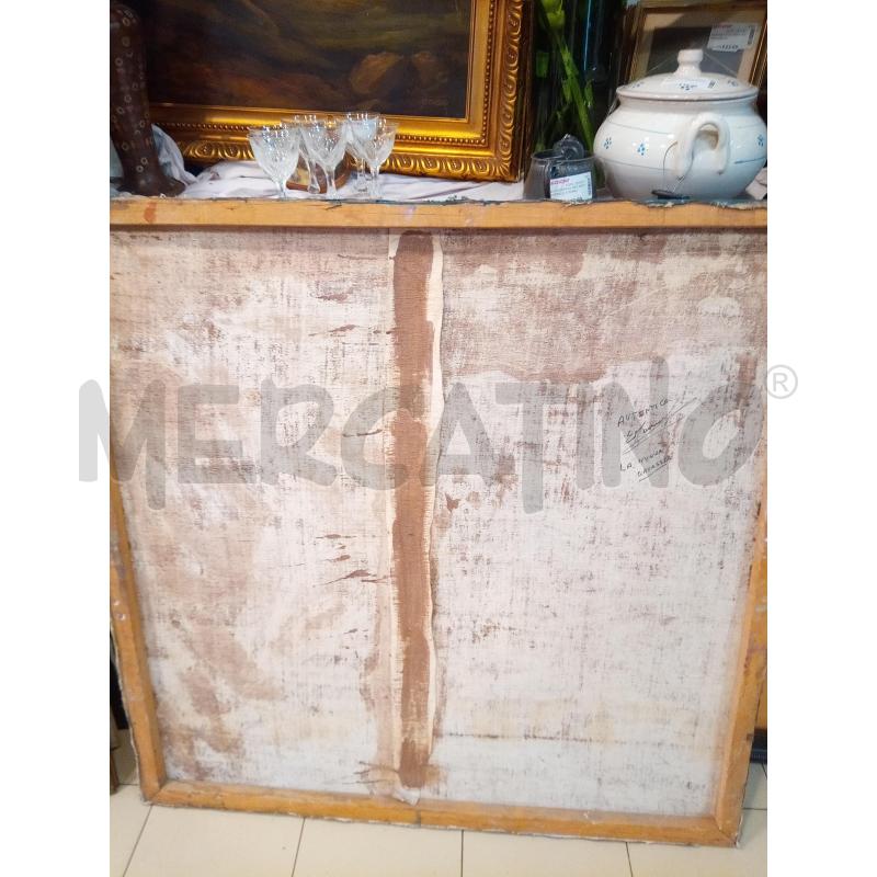 QUADRO OLIO SU TELA ASTRATTO CERCHI E GEOMETRIE | Mercatino dell'Usato Roma porta maggiore 4
