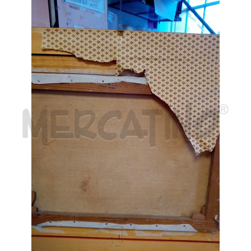QUADRO OLIO SU TELA BACHE A VELA PESCHERECCI  | Mercatino dell'Usato Roma porta maggiore 5