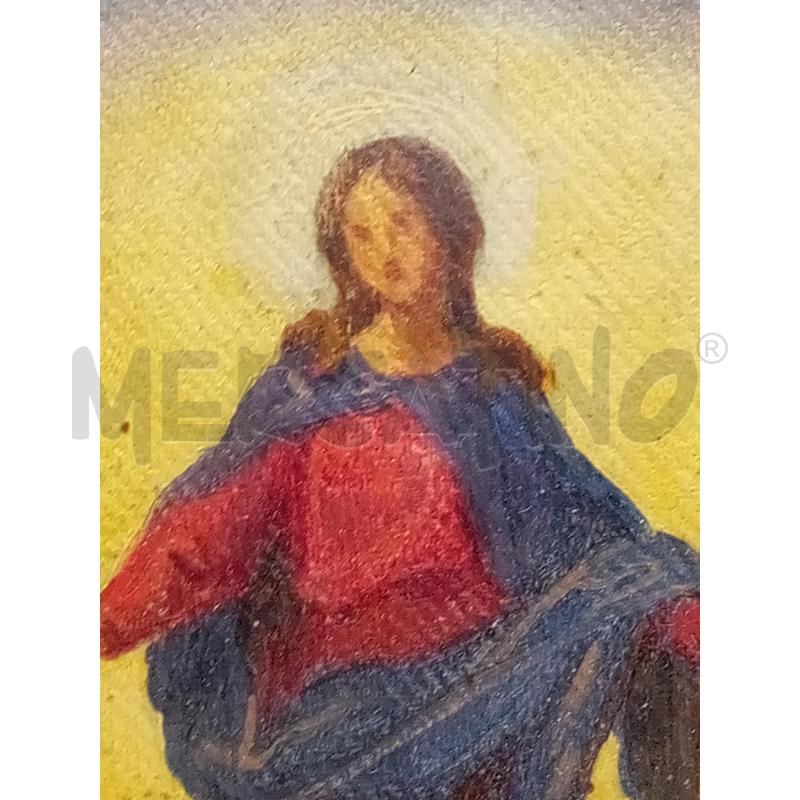 QUADRO OLIO SU TELA BOZZETO DI UNA MADONNA   | Mercatino dell'Usato Roma porta maggiore 3