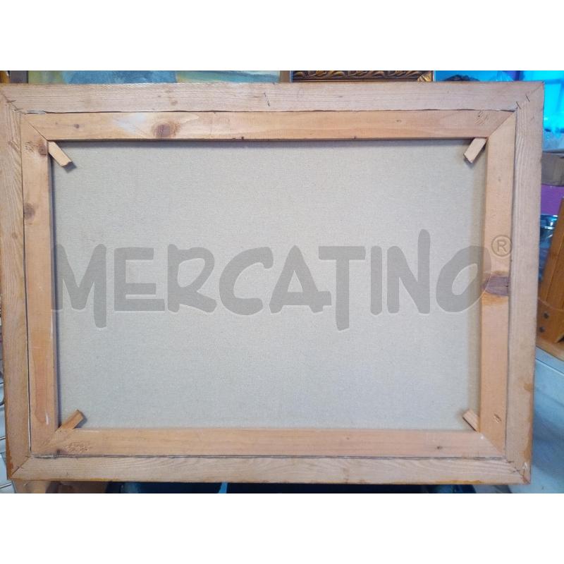 QUADRO OLIO SU TELA CAPRICCIO ARCHITETTONICO VEDUTA MARE | Mercatino dell'Usato Roma porta maggiore 5