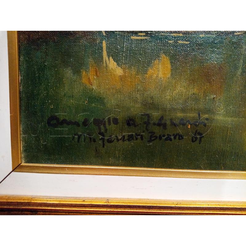 QUADRO OLIO SU TELA CHIESA DELLA SALUTE VENEZIA | Mercatino dell'Usato Roma porta maggiore 2