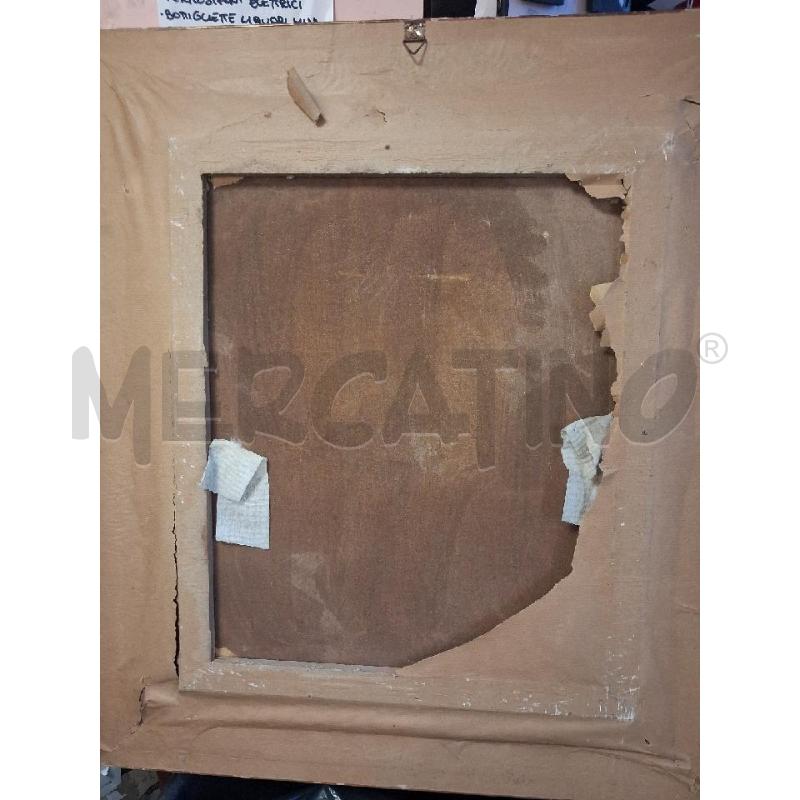 QUADRO OLIO SU TELA DAMA CON LIBRO | Mercatino dell'Usato Roma porta maggiore 5