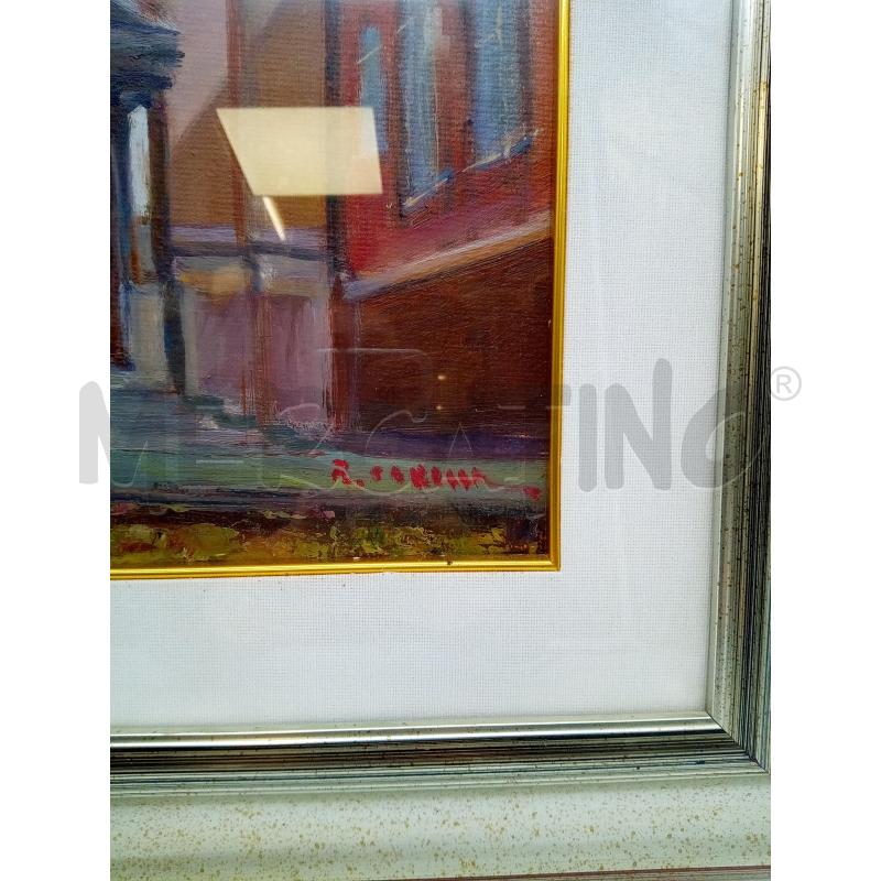 QUADRO OLIO SU TELA FACCIATA CHIESA | Mercatino dell'Usato Roma porta maggiore 4