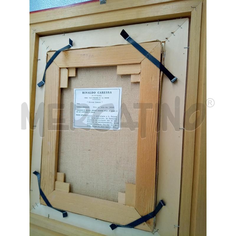 QUADRO OLIO SU TELA FACCIATA CHIESA | Mercatino dell'Usato Roma porta maggiore 5