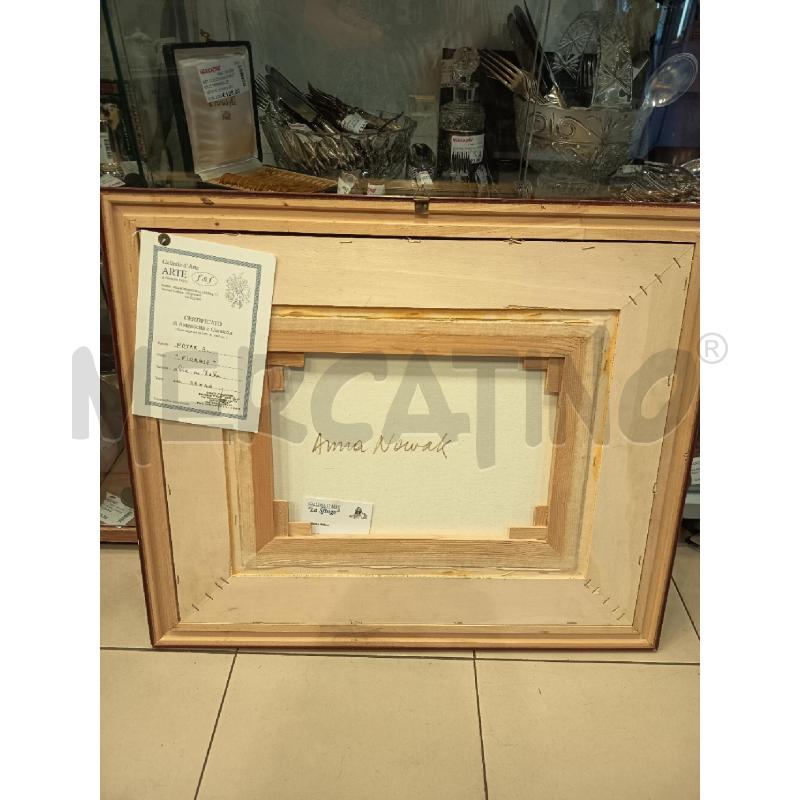 QUADRO OLIO SU TELA FIORAIE  | Mercatino dell'Usato Roma porta maggiore 4