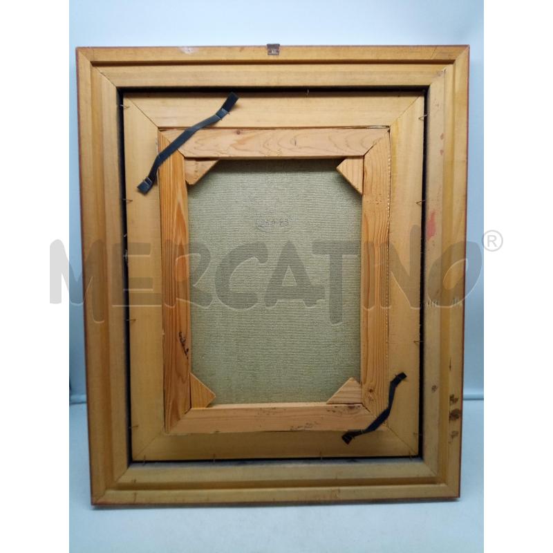 QUADRO OLIO SU TELA FIORI GIALLI CIELO BLU | Mercatino dell'Usato Roma porta maggiore 4