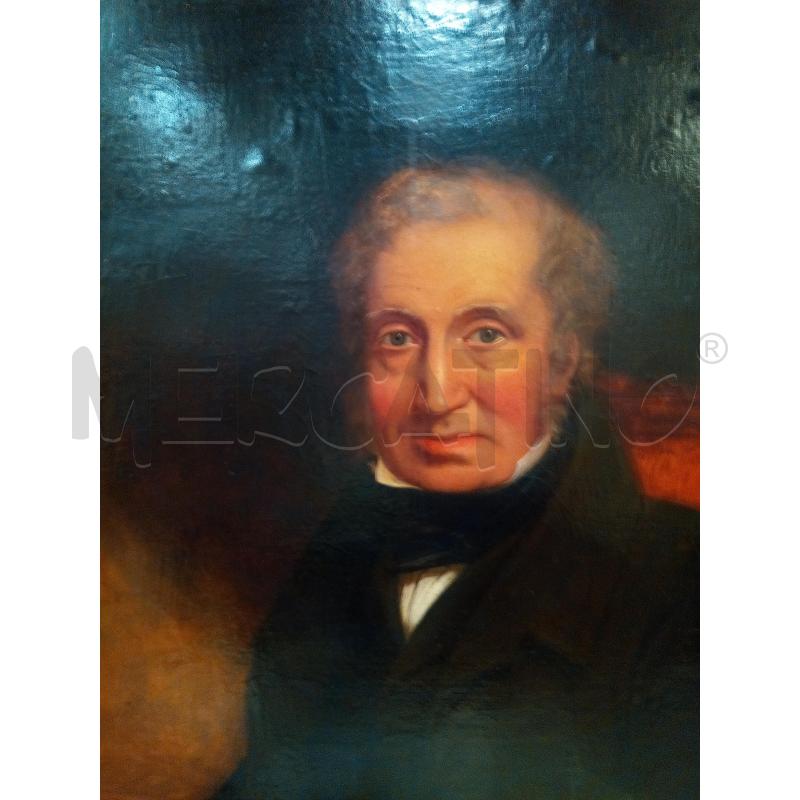 QUADRO OLIO SU TELA IL NOTAIO  | Mercatino dell'Usato Roma porta maggiore 2