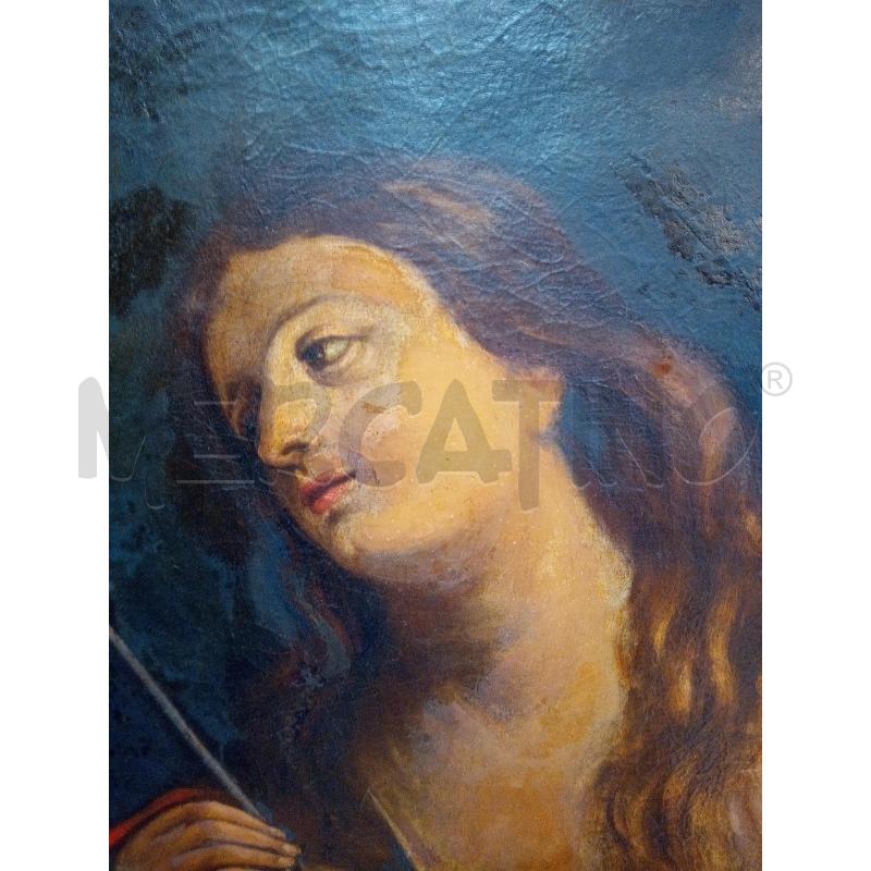 QUADRO OLIO SU TELA MADDALENA PENITENTE RESTAURATA | Mercatino dell'Usato Roma porta maggiore 2