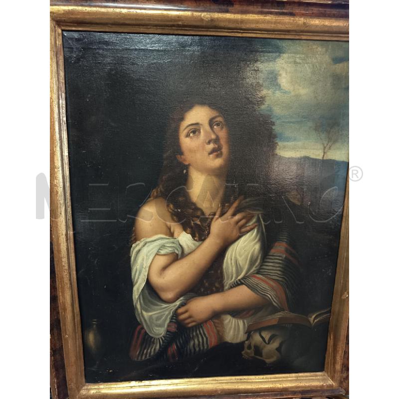 QUADRO OLIO SU TELA MADDALENA PENITENTE RIPROD TIZIANO EPOCA | Mercatino dell'Usato Roma porta maggiore 1