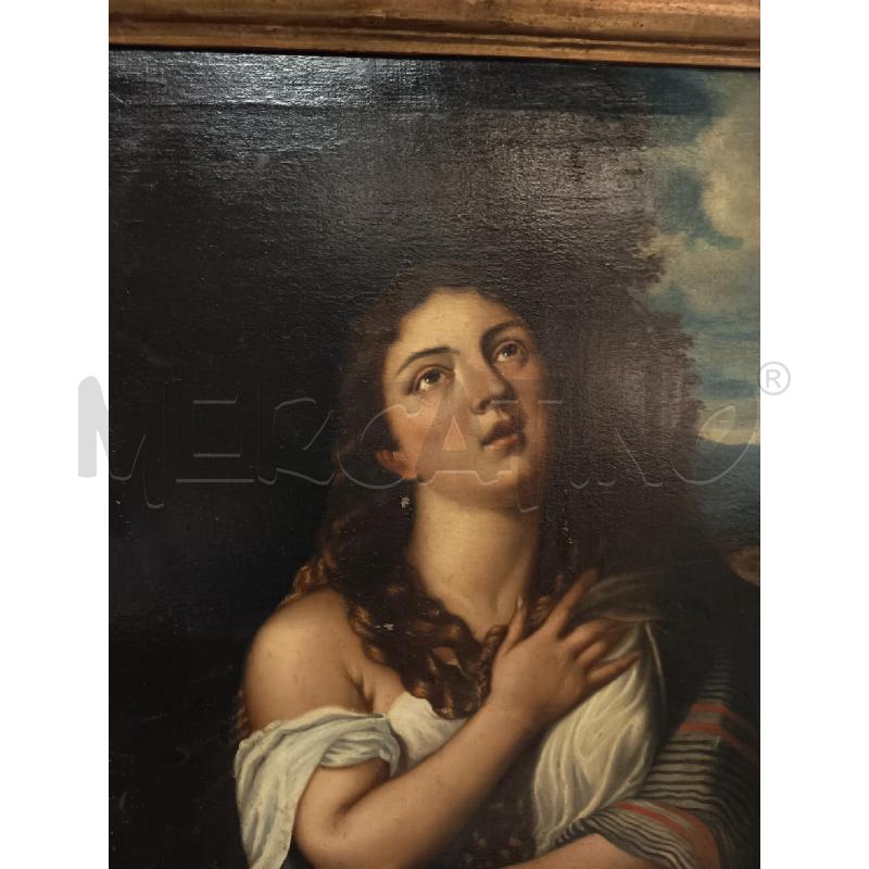 QUADRO OLIO SU TELA MADDALENA PENITENTE RIPROD TIZIANO EPOCA | Mercatino dell'Usato Roma porta maggiore 2