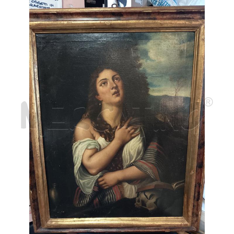QUADRO OLIO SU TELA MADDALENA PENITENTE RIPROD TIZIANO EPOCA | Mercatino dell'Usato Roma porta maggiore 3