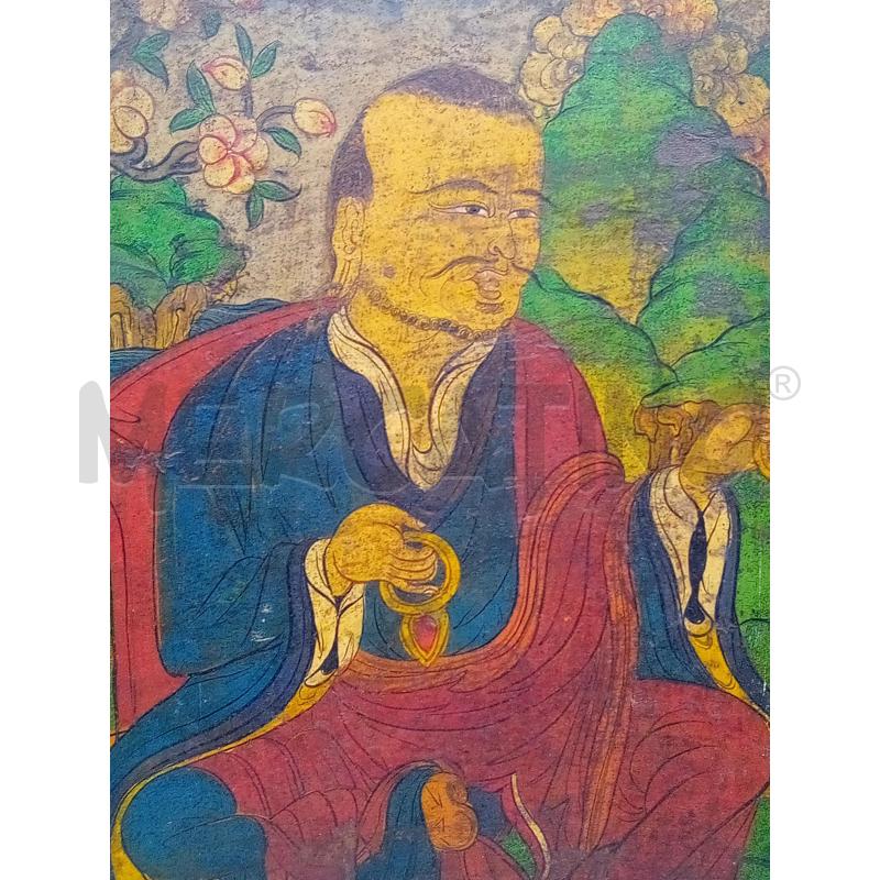 QUADRO OLIO SU TELA MAESTRO BUDDISTA  | Mercatino dell'Usato Roma porta maggiore 2