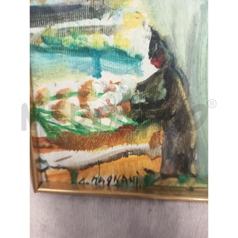 QUADRO OLIO SU TELA MERCATINO | Mercatino dell'Usato Roma porta maggiore 2