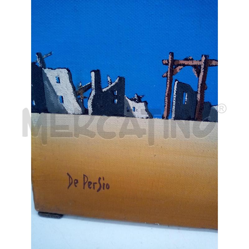 QUADRO OLIO SU TELA METAFISICO UOMO ALBERO | Mercatino dell'Usato Roma porta maggiore 4
