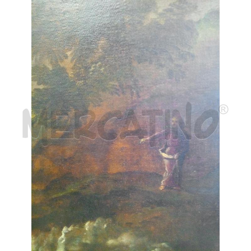 QUADRO OLIO SU TELA MIRACOLO MAR DI GALILEA EPOCA | Mercatino dell'Usato Roma porta maggiore 3