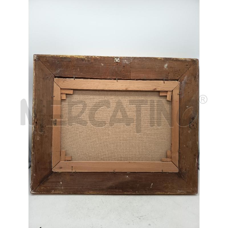 QUADRO OLIO SU TELA NATURA MORTA FONDO NERO  | Mercatino dell'Usato Roma porta maggiore 5
