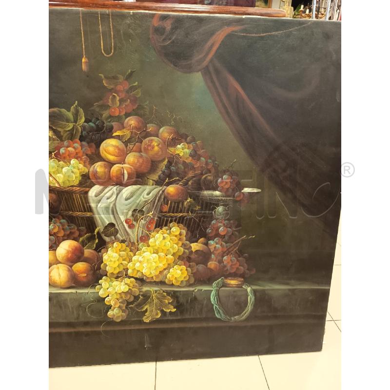 QUADRO OLIO SU TELA NATURA MORTA FRUTTA | Mercatino dell'Usato Roma porta maggiore 2