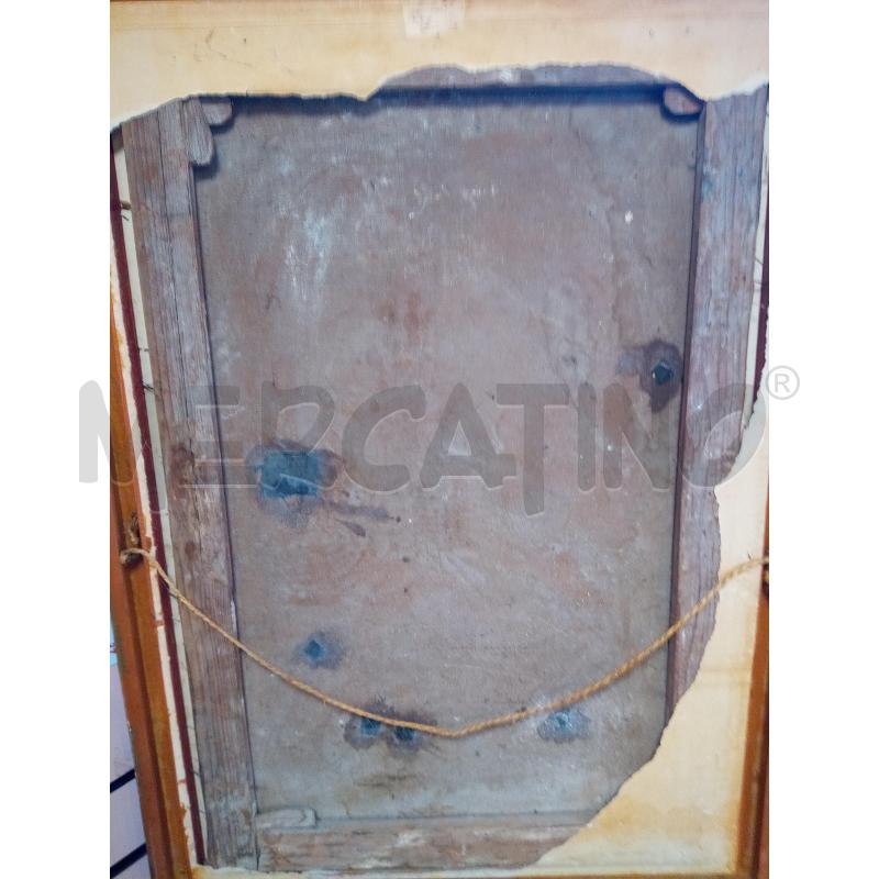 QUADRO OLIO SU TELA NAT MORTA CANE E FAVE | Mercatino dell'Usato Roma porta maggiore 5