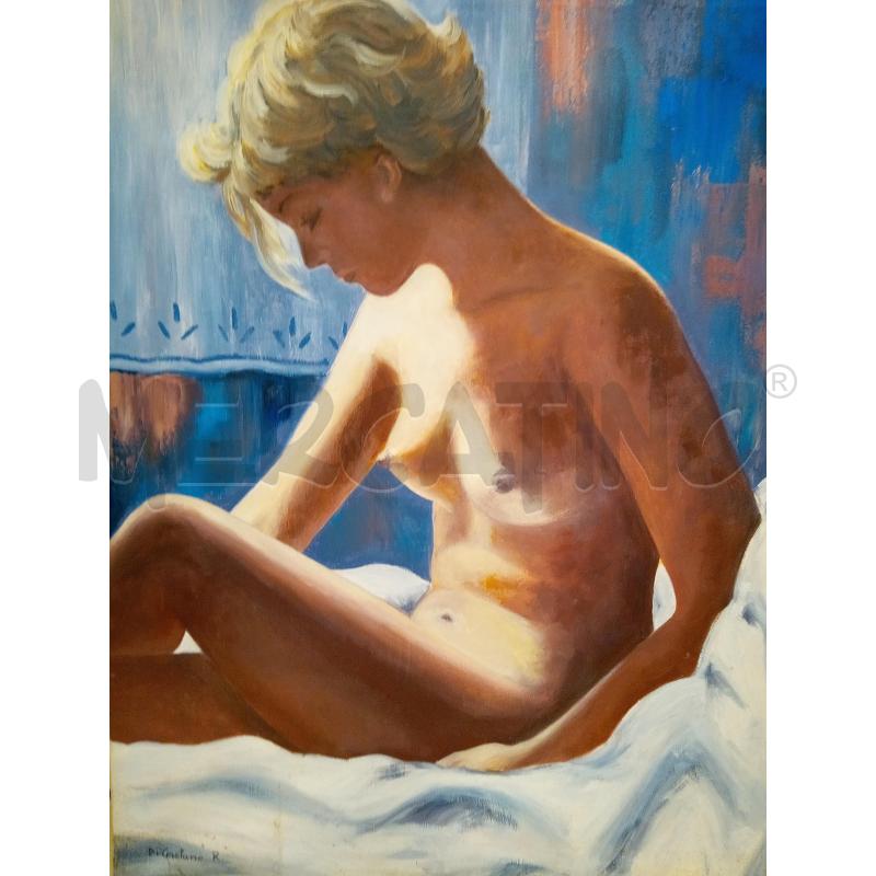 QUADRO OLIO SU TELA NUDO DONNA | Mercatino dell'Usato Roma porta maggiore 2