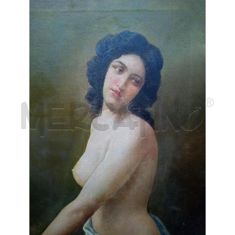 QUADRO OLIO SU TELA NUDO FEMMINILE  | Mercatino dell'Usato Roma porta maggiore 2