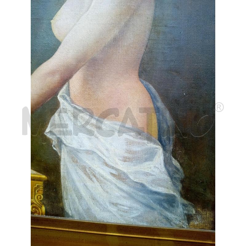 QUADRO OLIO SU TELA NUDO FEMMINILE  | Mercatino dell'Usato Roma porta maggiore 4