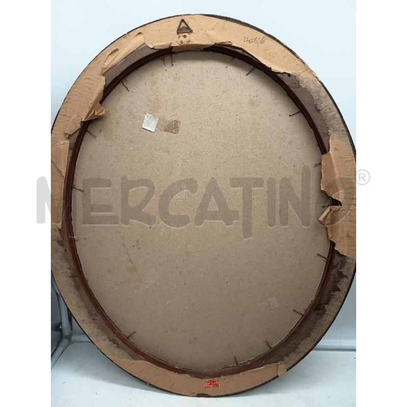 QUADRO OLIO SU TELA OVLAE UOMO BAFFUTO | Mercatino dell'Usato Roma porta maggiore 5