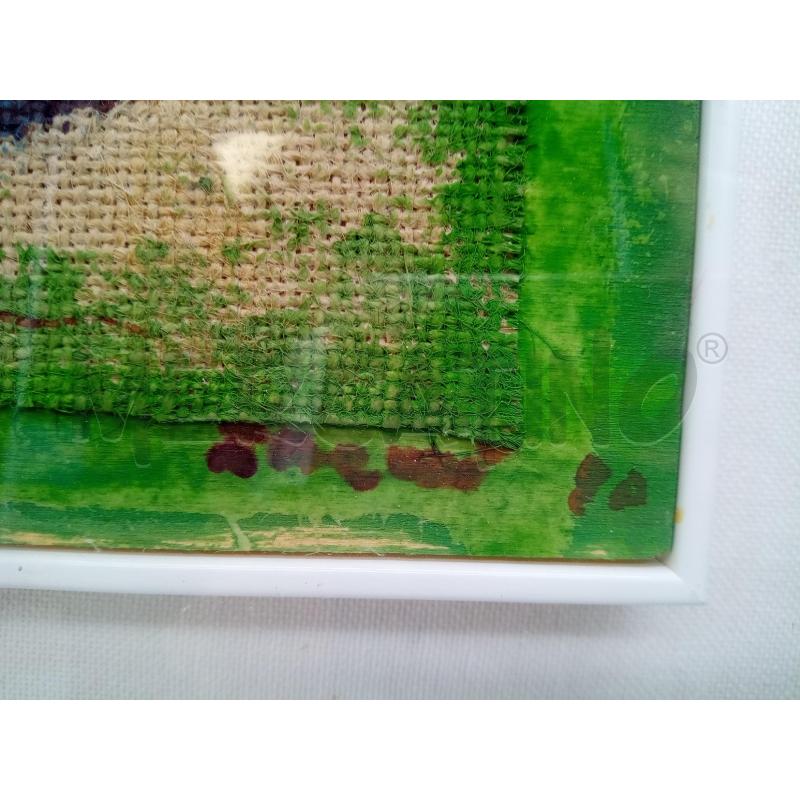 QUADRO OLIO SU TELA PAESAGGIO CASETTA | Mercatino dell'Usato Roma porta maggiore 3