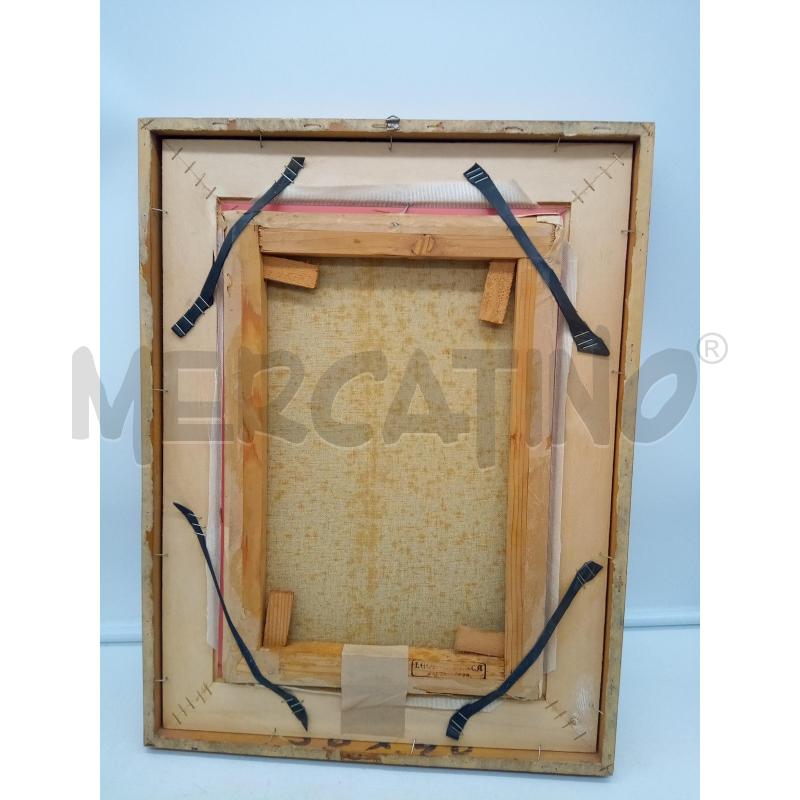 QUADRO OLIO SU TELA PASTORELLO CON PECORA | Mercatino dell'Usato Roma porta maggiore 5