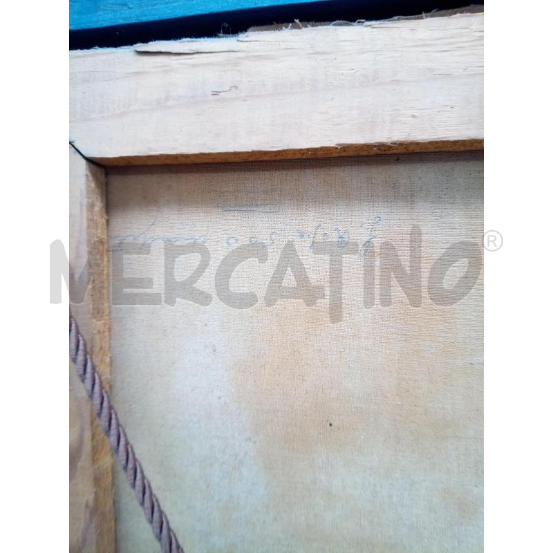 QUADRO OLIO SU TELA PASTORE MUSICO  | Mercatino dell'Usato Roma porta maggiore 5