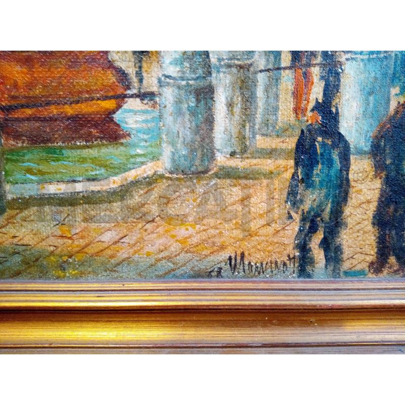QUADRO OLIO SU TELA PIAZZA NAVONA | Mercatino dell'Usato Roma porta maggiore 2