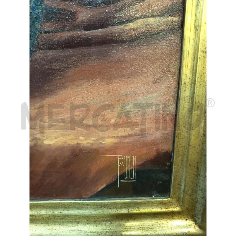 QUADRO OLIO SU TELA POTICHE CON GIRASOLI | Mercatino dell'Usato Roma porta maggiore 3