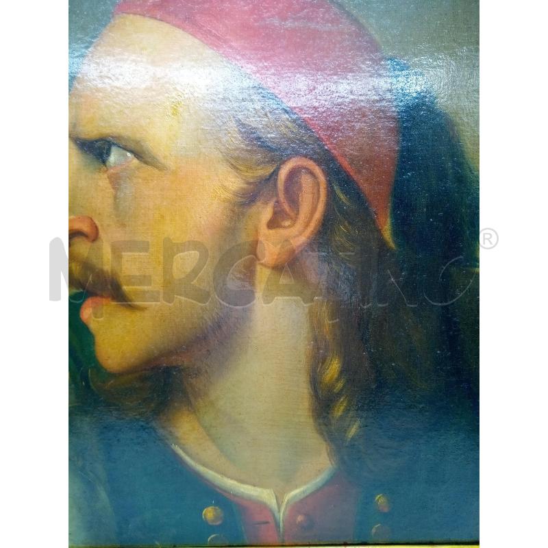 QUADRO OLIO SU TELA PROFILO CORSARO  | Mercatino dell'Usato Roma porta maggiore 3