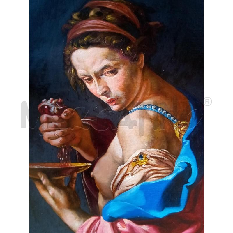QUADRO OLIO SU TELA RIPRODUZIONE GHISMUNDA | Mercatino dell'Usato Roma porta maggiore 2