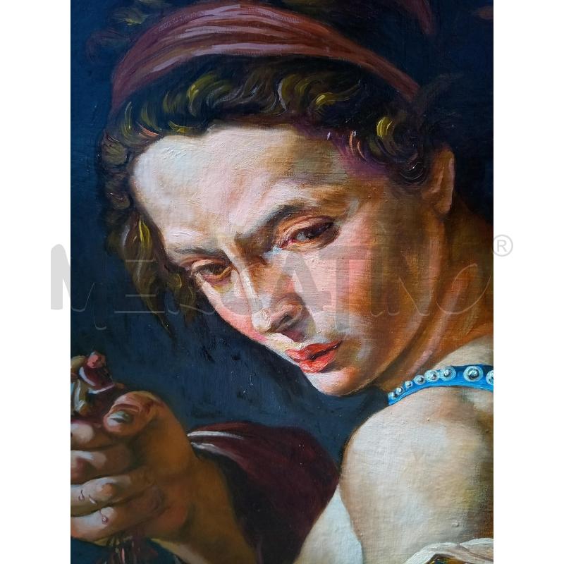 QUADRO OLIO SU TELA RIPRODUZIONE GHISMUNDA | Mercatino dell'Usato Roma porta maggiore 3