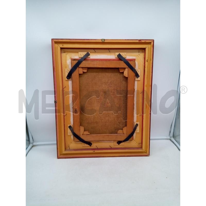QUADRO OLIO SU TELA RITRATTO DONNA  | Mercatino dell'Usato Roma porta maggiore 4