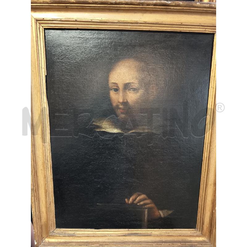 QUADRO OLIO SU TELA RITRATTO GENTILUOMO EPOCA | Mercatino dell'Usato Roma porta maggiore 1
